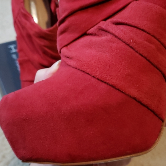 "Aida" Suede Booties H by Halston - Picture 7 of 8